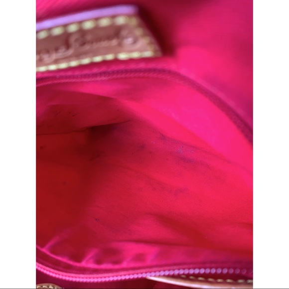 Dooney & Bourke Croco Embossed Leather Zip Satchel - Picture 11 of 16